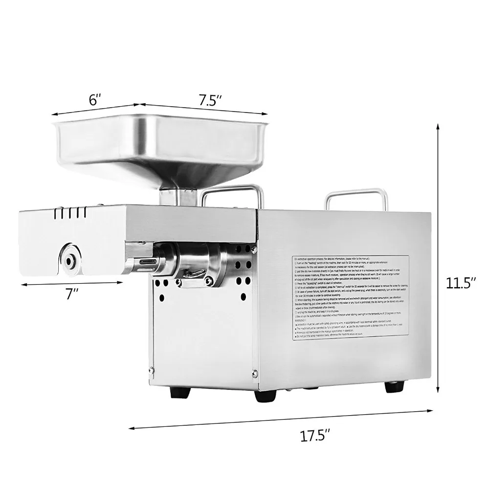 Автоматическое горячее масло холодного отжима пресс-экстрактор масла Expeller пресс-машина из нержавеющей стали арахис кокосовый орех пресс-машина