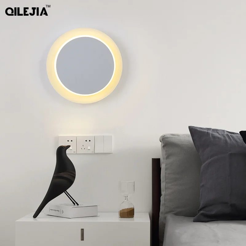 

LED wall lamps Modern style bedroom LED wall lights living room wall lighting indoor lamps warm white light and cold white light