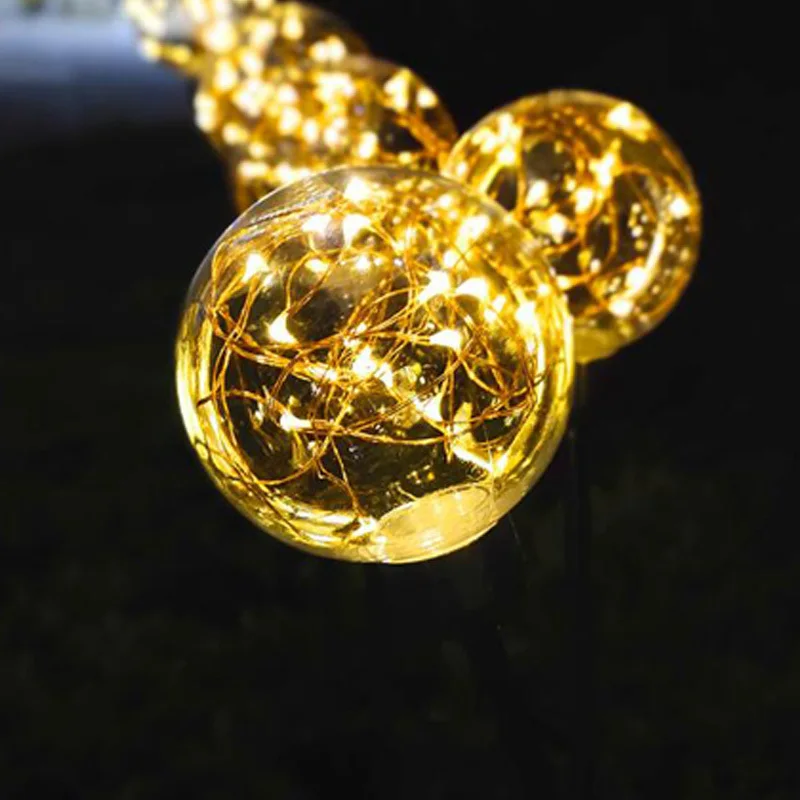 Emissor de Luz Solar do Gramado Plugue à Prova Decoração da Lâmpada de Jardim Luz do Jardim ao ar Diodo Solar Bola Água Livre Paisagem Luz Conveniente d' 13 Cheap Lâmpadas solares