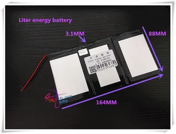 

3.7V 6000mAH 3188164 ( polymer lithium ion / Li-ion battery ) for tablet pc phone speaker POWER BANK
