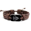 Bijoux en cuir, jolis Bracelets, tortue, Animal patte, poisson, os, ciseaux, ciseaux, crâne, breloque, cordons de cire, bijoux en cuir, livraison directe ► Photo 3/6
