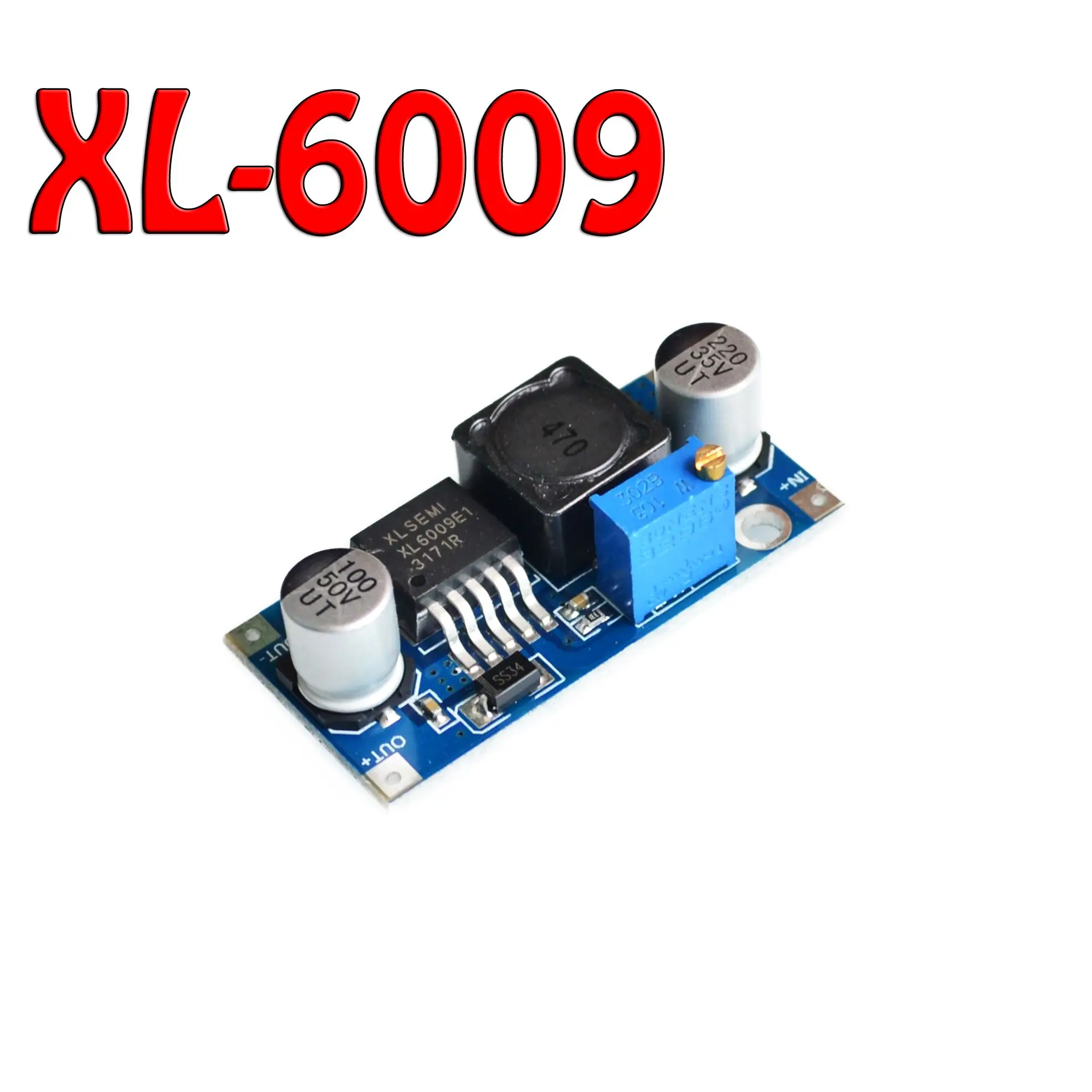 

1pcs XL6009 DC-DC Booster module Power supply module output is adjustable Super LM2577 step-up module