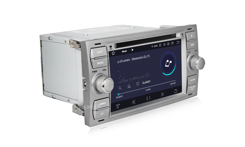 Discount MEKEDE Car Multimedia Player GPS Android 9.0 2 Din For Ford/Mondeo/Focus/Transit/C-MAX Car Radio Bluetooth DVR Autoradio DSP 14