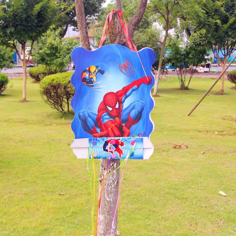 

Pinata Happy Birthday Theme Paper Folded Kids Favors Game Gifts Toys Children Birthday Party Gifts Decoration Supplies DIY