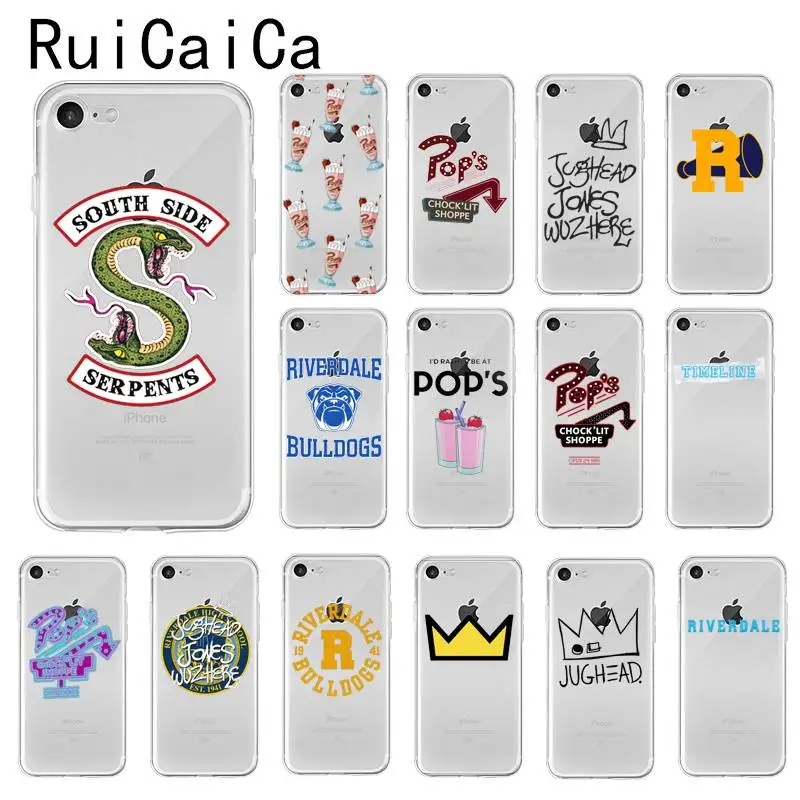 Ruicaica ривердейл ТВ &quotSouth Side serpents&quot ТПУ мягкий резиновый чехол для телефона iPhone 8 7 6