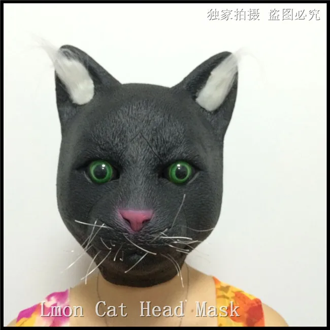 1821 9 De Réductionlivraison Gratuite Halloween Fête Cosplay Adulte Latex Chaton Kitty Wfourrure Animal Costume Pour Animaux De Compagnie En