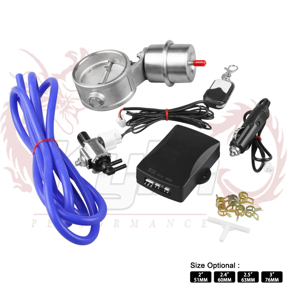 Closed Vacuum Exhaust Cutout Valve with Wireless Remote Controller Set