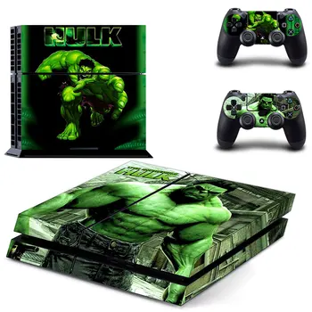 

The Avengers Iron Man Hulk Spiderman PS4 Skin Sticker Decal For Sony PlayStation 4 Console and 2 Controllers PS4 Skins Sticker