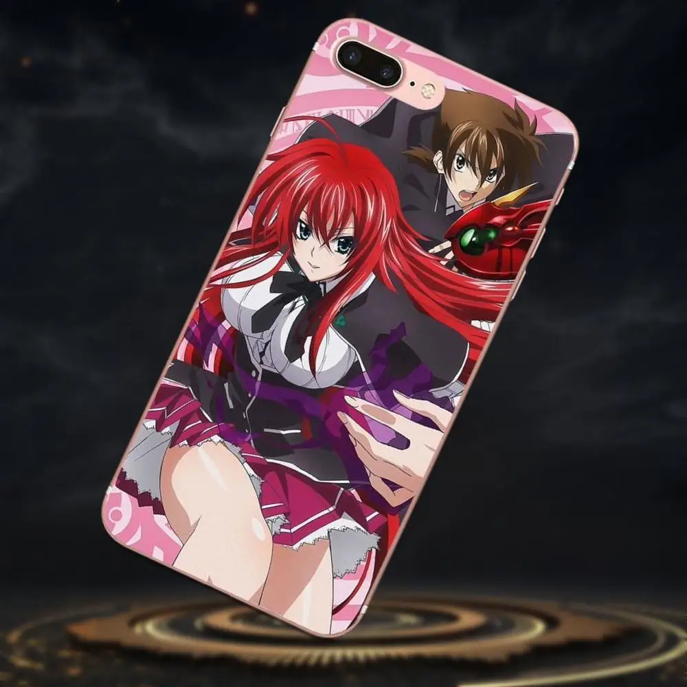 Школьная Dxd логотип для Sony Xperia Z Z1 Z2 Z3 Z4 Z5 compact Mini M2 M4 M5 T3 E3 E5 XA XA1 XZ Премиум ТПУ