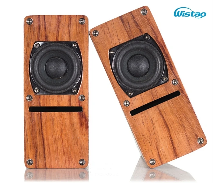 IWISTAO HIFI динамик 2 дюйма полный спектр лабиринт структура деревянный 2X10 Вт 4 Ом 84 дБ