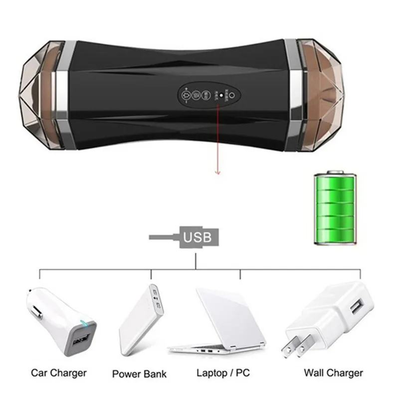 8 Frequency Male Masturbators Cup Massager 3D Deep Throat Electric Relax Massager for Male Oral Automatic Cup for Men  (5)
