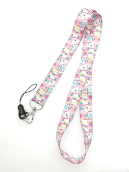 

New 10pcs/20pcs/30pcs/50pcs/100pcs cartoon Marie Cat cute lanyard Neck Strap Lanyard Mobile Phone Key Chain ID Badge Key Chain