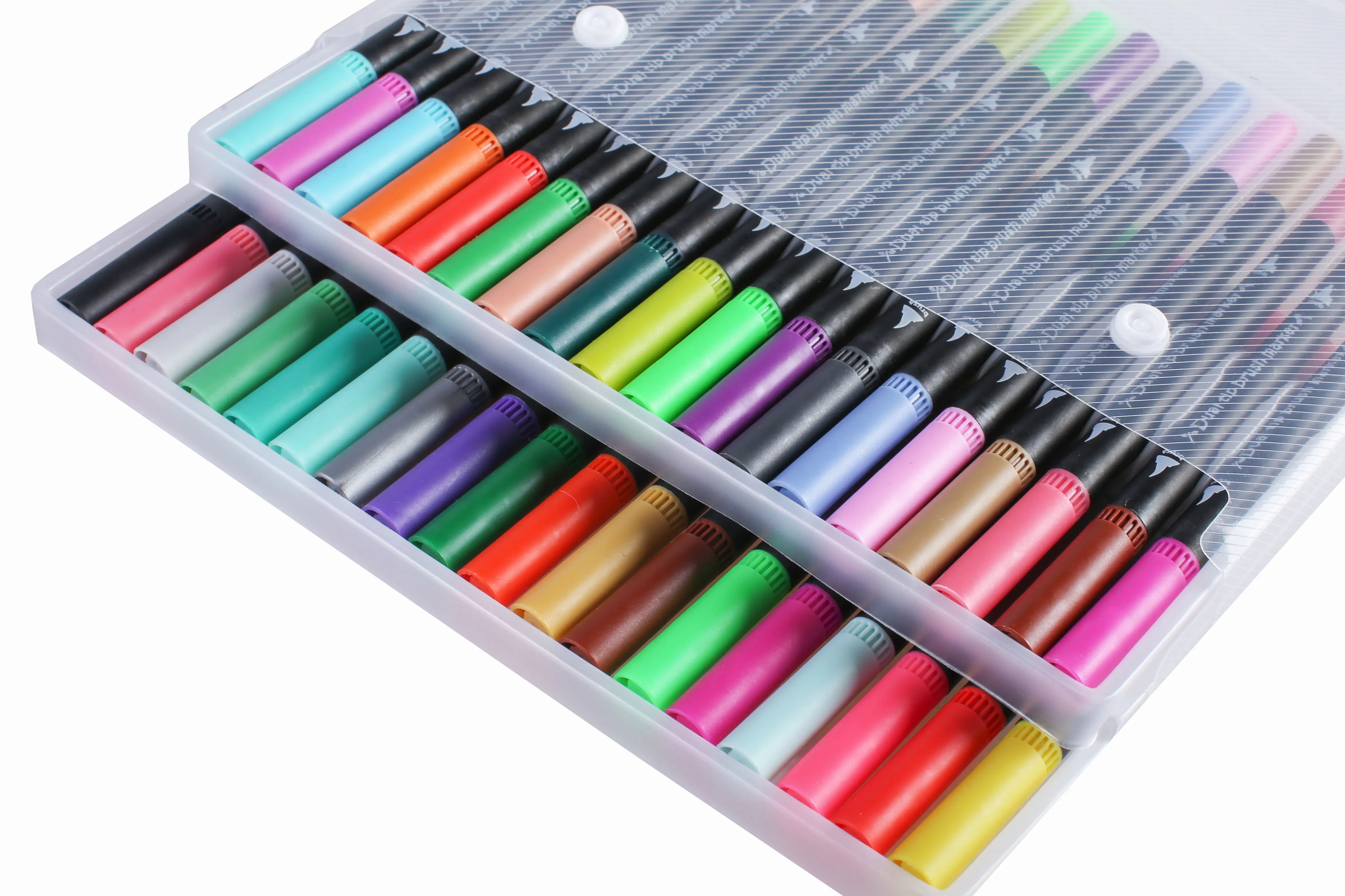 Двойной наконечник кисти Маркер ручки Fineliners каллиграфия окраска рисунок