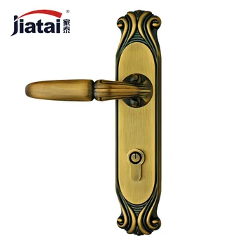 

Thai high-end home European American antique hardware locks TK245322 yellow bronze door locks