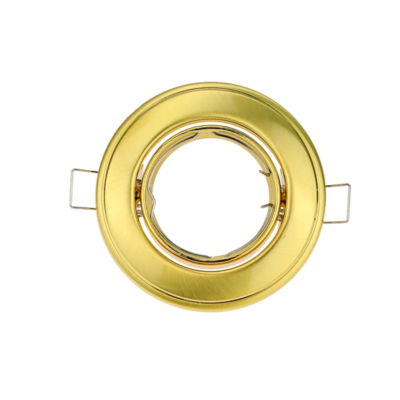 

2pcs Recessed Ceiling Led Techo Gu10 Spotlight Fixtures Golden Color GU5.3 Spot Led Downlight Fixture Frame
