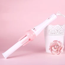 Автоматическая вращающаяся плойка горячего тепла керамическая палочка двойного напряжения стандарт США/ЕС пляжная Плойка для завивки волос