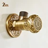 ZGRK Free Shipping  Brass Triangle valve Water control valve Antique triangle valve The tap water valve Sewer SJF01 ► Photo 3/6