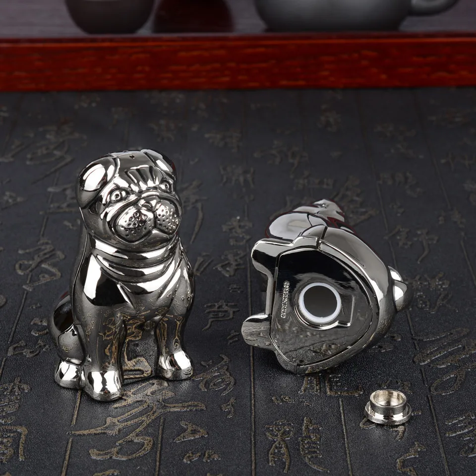 

Salt and pepper shakers animal Seasoning pot metal Seasoning bottles silver Herb & Spice Tools
