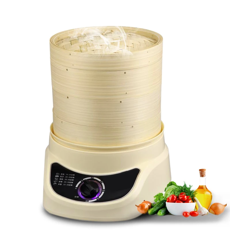 Household Multifunctional Electric Food Steamer Creative Bamboo Steamer