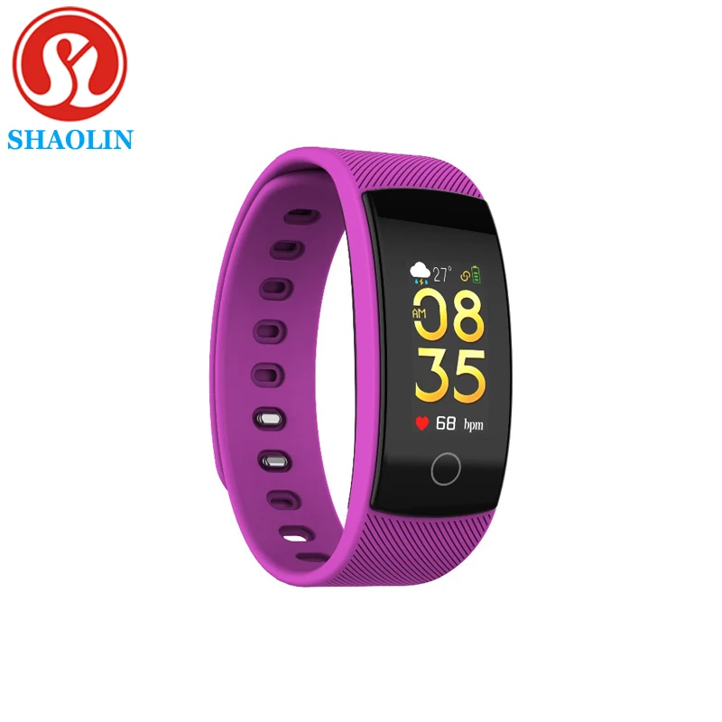 

Newest Color Screen Smart Bracelet QS80 Plus Heart Rate Monitor Pedometer Watch Pulse Fitness Tracker Intelligent Band Connected