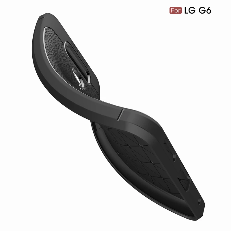 For LG G6 Case Silicone Luxury Litchi (10)