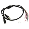 1.5T 11Pin BNC Video DC12V Power OSD Control Pigtail Cable Analog CCTV Camera Module Board Menu Button end cable, black, white ► Photo 2/6