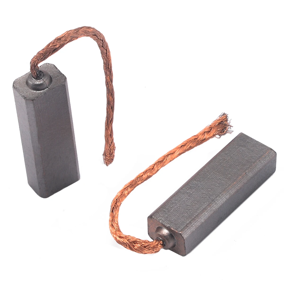 10PCS/SET Carbon & Copper Motor Brush Wire Generator For Automobile Car Generic Electric Motor Brushes 4.5x6.5x20mm