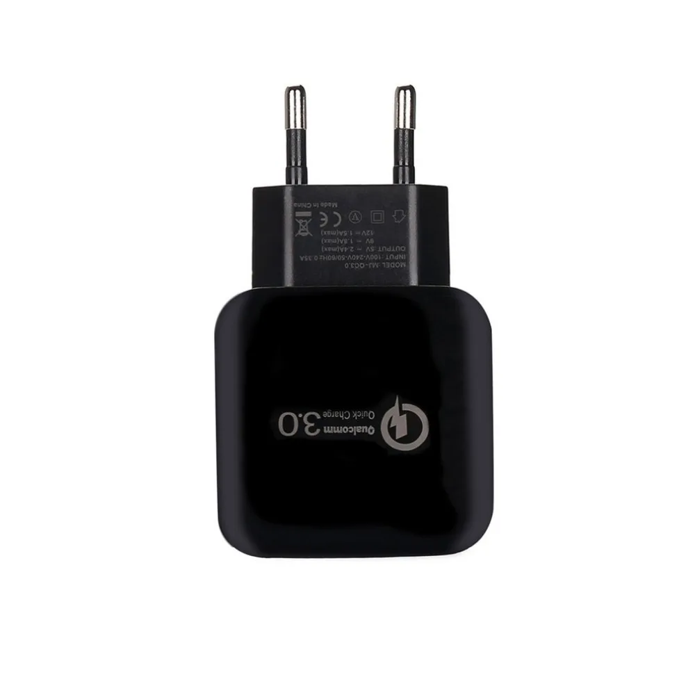 QC 3,0 быстрый адаптер для быстрой зарядки для путешествий и дома, штепсельная вилка переменного тока для телефона, настенное зарядное устройство USB, Аксессуары для мобильных телефонов, вилка стандарта США и ЕС