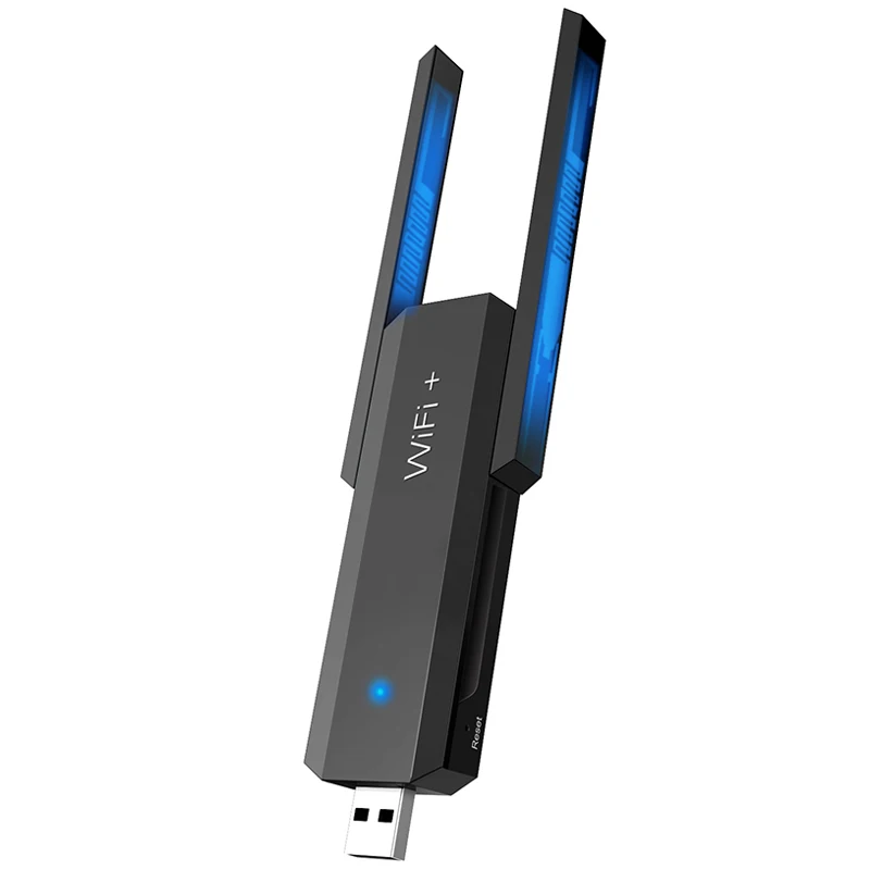 Extiende banda dual WiFi hasta 300Mbps Aumkoo USB WiFi Range Extender Signal Booster USB-Plug Versión Wireless USB WIFI Repeater 