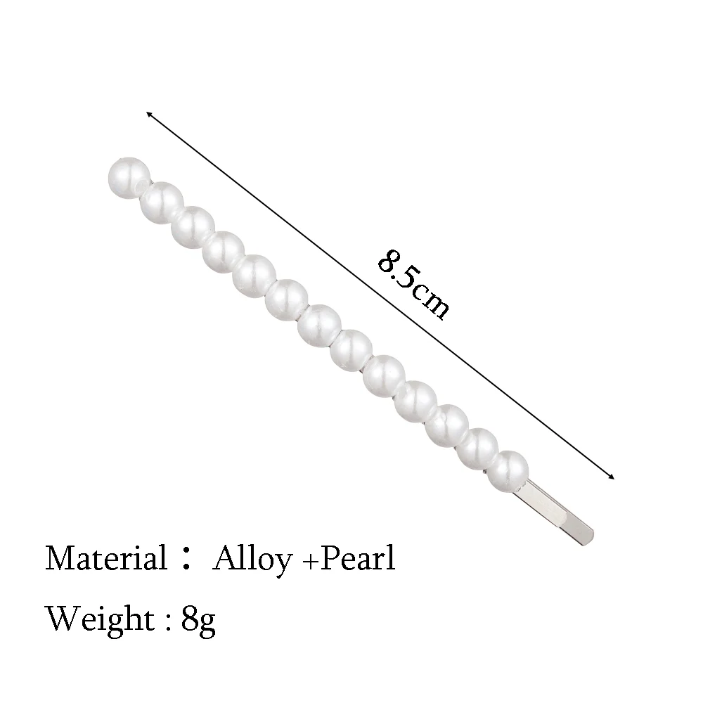 Новая мода жемчужные заколки для волос для женщин Элегантный корейский дизайн жемчужные металлические заколки для волос шпилька аксессуары для укладки волос