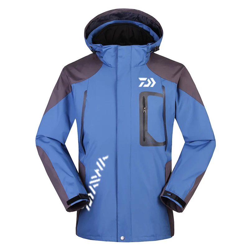 

New Daiwa Outdoor Summer Winter Menjacket Windbreaker Keep Warm Fishing Clothes Hiking Camping Clothing