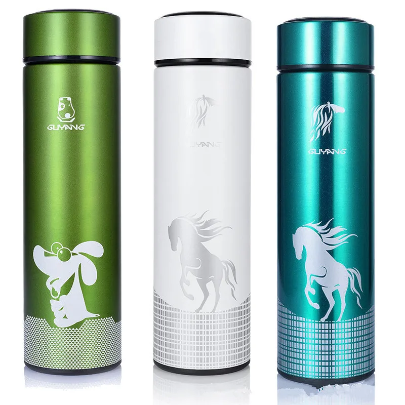New fashion stainless steel vacuum flask Chinese zodiac Thermos