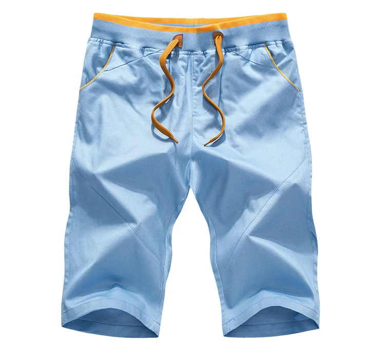 Mwxsd бренд Повседневное Для мужчин хлопок Шорты для женщин летние Для мужчин укороченные штаны для мужчин с коротким Homme Пляжные шорты плюс