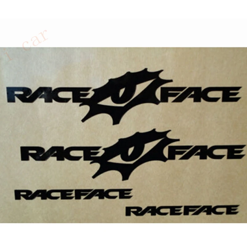 

STICKER VINYL Bicycle Race Face Personalized Funny Bike stickers