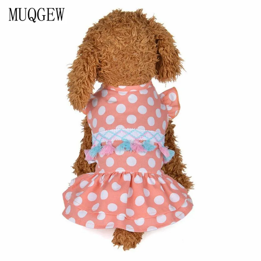 

MUQGEW Pet Clothes For Small Dog Summer For Small Stripe Pet Dogs dress yorkie dog clothing in Dog Dresses chihuahua ropa perro