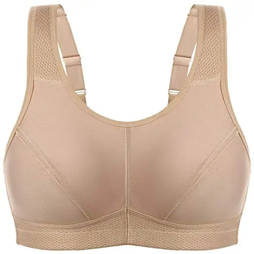 WingsLove Women's Sports Bra High Impact Full Coverage Non Padded