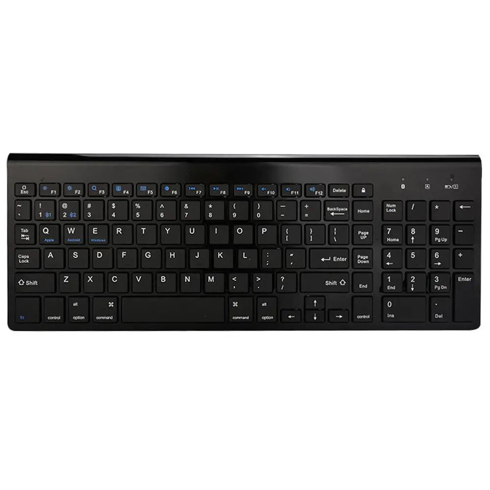 

Cewaal Universal Ultra-Thin Portable Keyboard Keypad Wireless 6mm Bluetooth 3.0 Notebook PC Smartphone Gaming