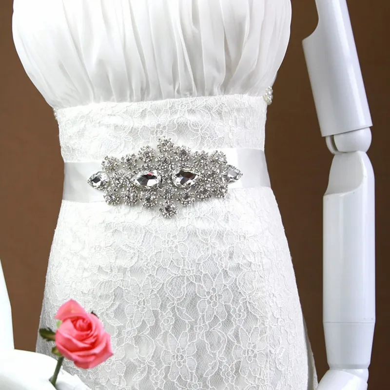 Блестящие новые модные роскошные свадебные Ремни вышитое бисером, для невесты пояс ручной работы хрустальные свадебные пояса для невесты