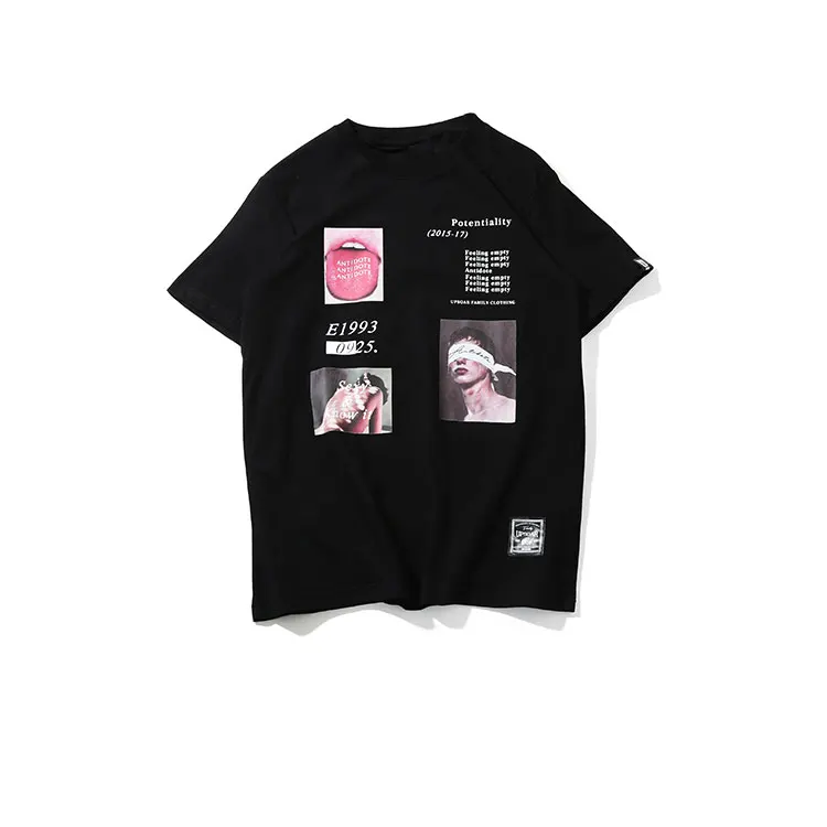 GONTHWID креативные футболки с коротким рукавом и забавным принтом, уличная одежда для мужчин и женщин, хип-хоп Harajuku, повседневные хлопковые футболки, мужская мода - Цвет: Black