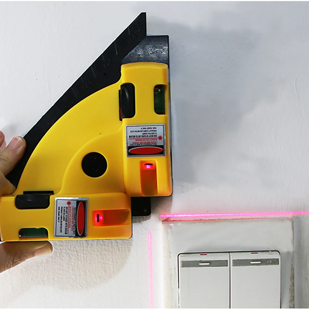 

Right Angle 90 Degree Vertical Horizontal Laser Line Projection Square Level Laser Level laser Measurement Tool