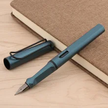 Популярная модная офисная пластиковая матовая зеленая Подарочная авторучка EF