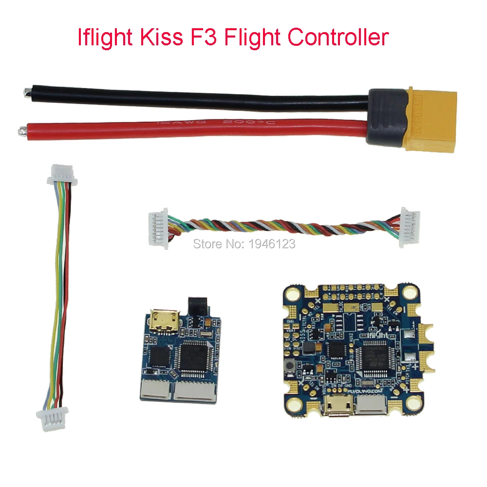

Iflight STM32F303 Kiss F3 Flight Controller Flyduino Kiss Licensed Flight Controller Integrated OSD Build-in 5V 2A BEC For FPV
