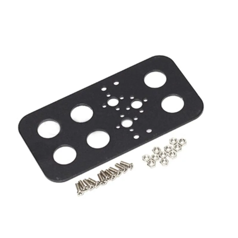 

2pcs Robot Servo mounting bracket One word steering gear Robot head bracket Model Accessories high quality