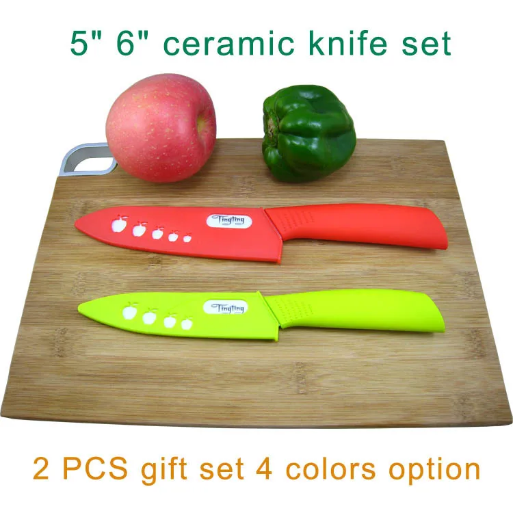 kitchen Ceramic fruit Knife Set Chef Knives Kit 5" 6" inch Black Red