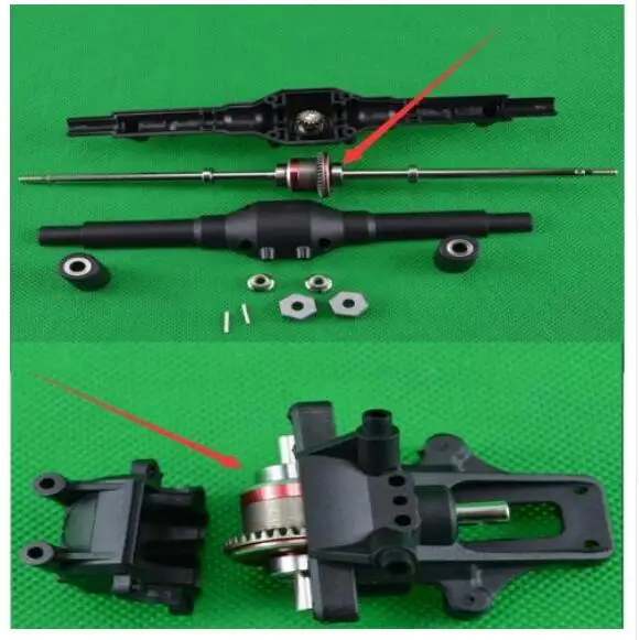 

Feiyue FY-01 FY-02 FY-03 FY-04 FY-05 FY-06 FY-07 Upgrade parts front and rear differential gearbox
