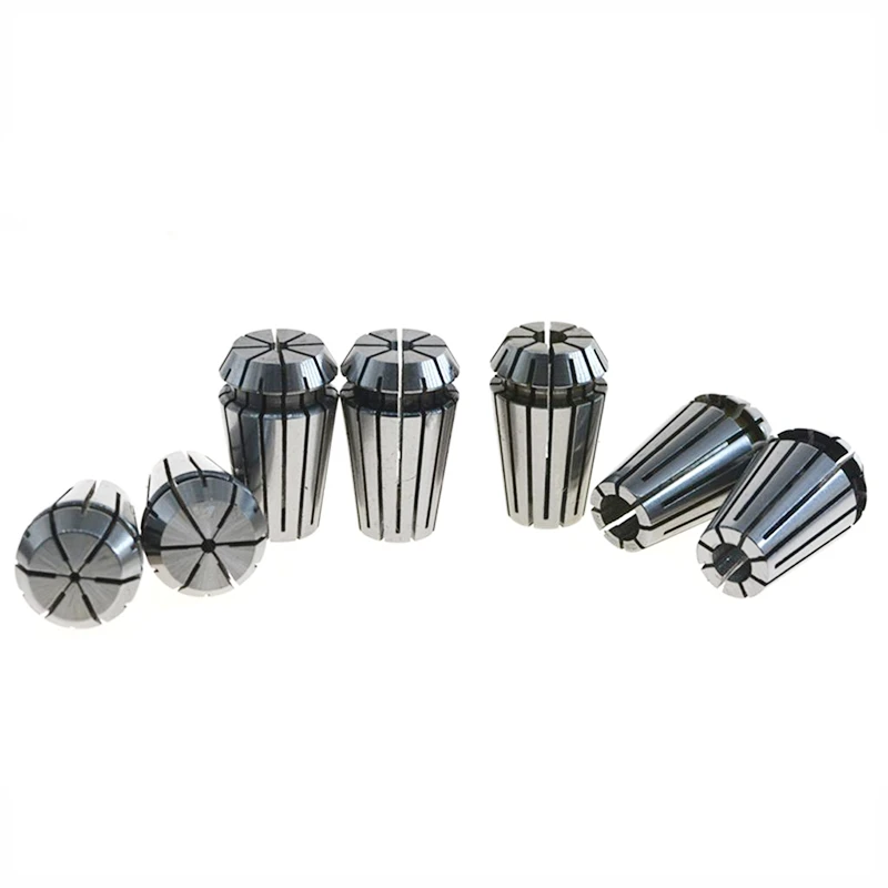 

High precision 0.008 9pcs ER11 1mm-7mm 1/4 and 1/8 Spring Collet CNC Milling Lathe Tool for ER11 toolholder