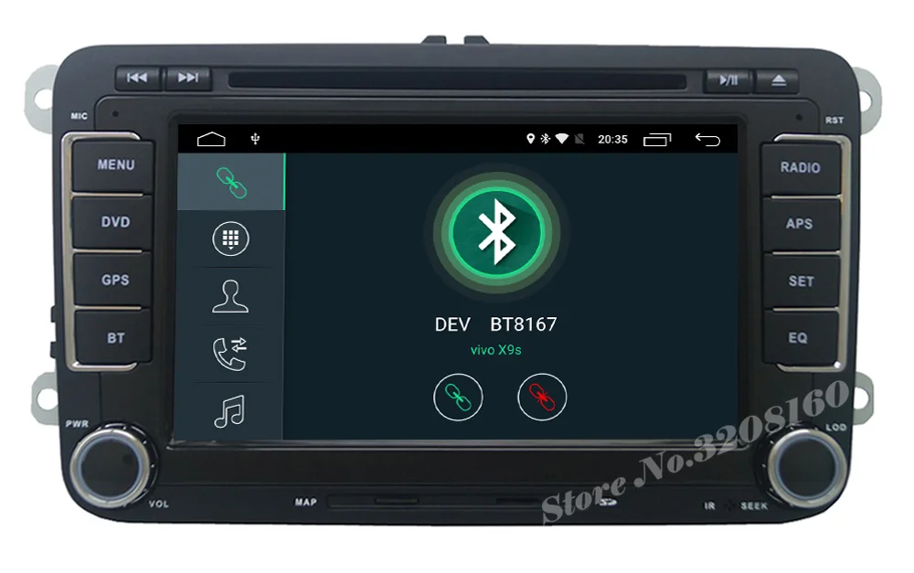 Flash Deal MAX HD 1024*600 2G+16G Android 6.0 Car DVD Player for VW Passat B6 CC JETTA Tiguan Skoda Golf with Radio BT swc GPS map 4G WIFI 6