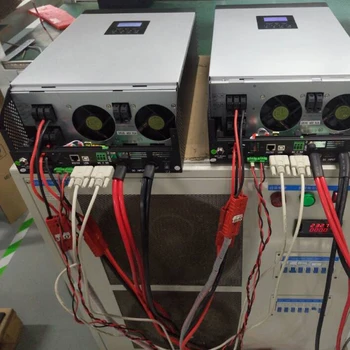 Inversor híbrido de onda sinusoidal pura con PCB de paralelización inlcuido, 5KVA, 48V, 220V, MPPT 60v-115v integrado de 60A, controlador de carga PV, cargador de CA, modelo MPS-5K, envío desde Europa 2