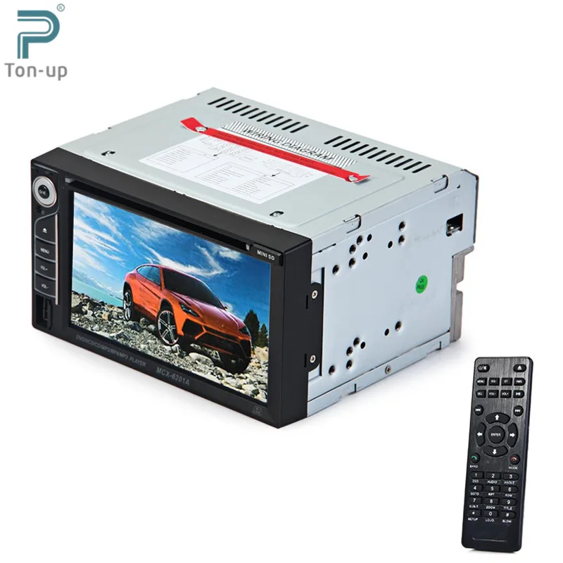 Bluetooth Car DVD Player 6.2" Touch Screen 2 Din Audio Video Multimedia
