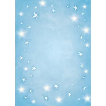 

Stars Vinyl Photography Backdrop Thin fabric cloth Printed background Newborns Portrait Background F-2746